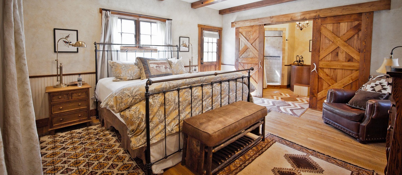 The master bedroom in Ranch at Rock Creek, USA