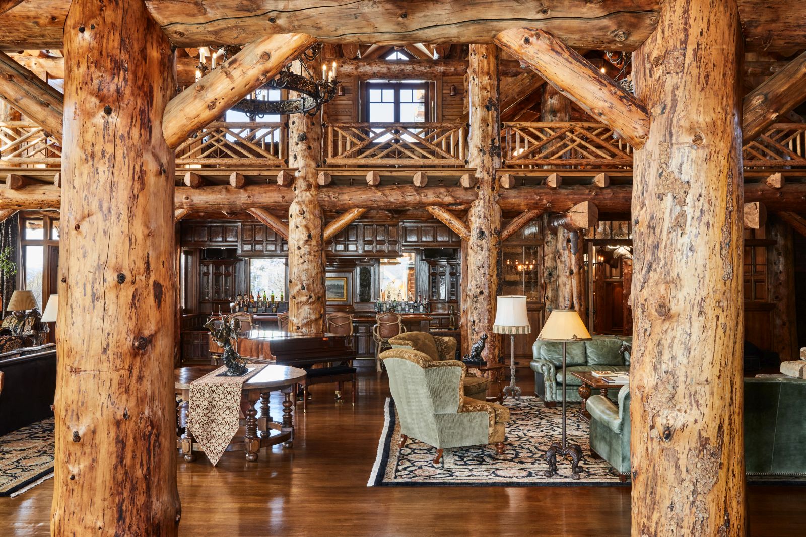 Great Room at Sleeping Indian Ranch in Colorado in the USA