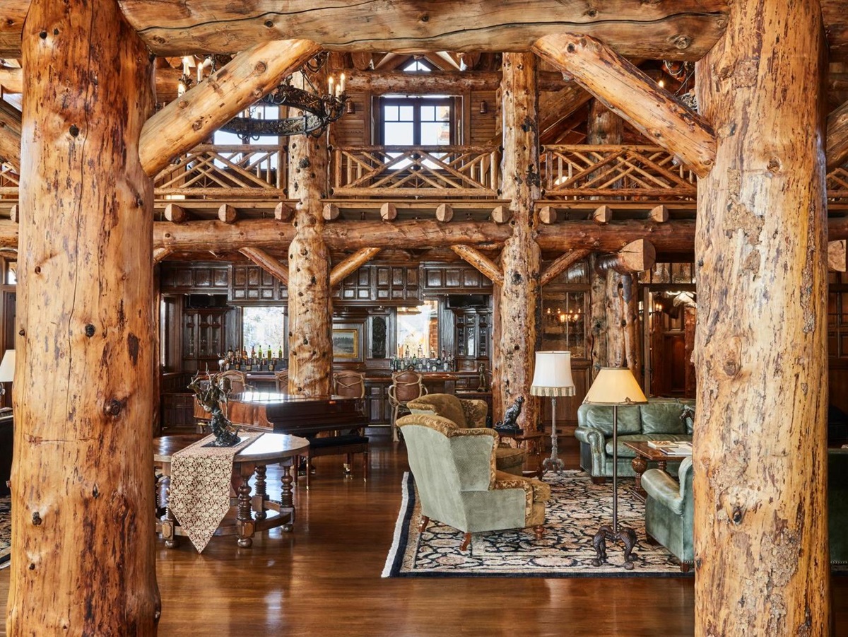 Great Room at Sleeping Indian Ranch in Colorado in the USA