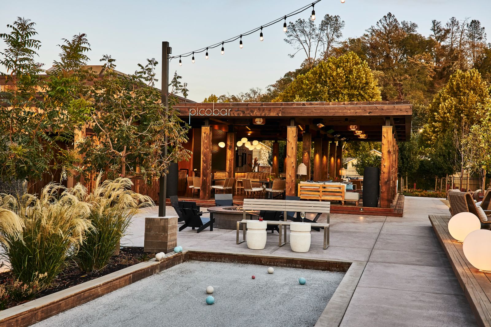 Picobar at Solage Resort and Spa in Calistoga, California, USA