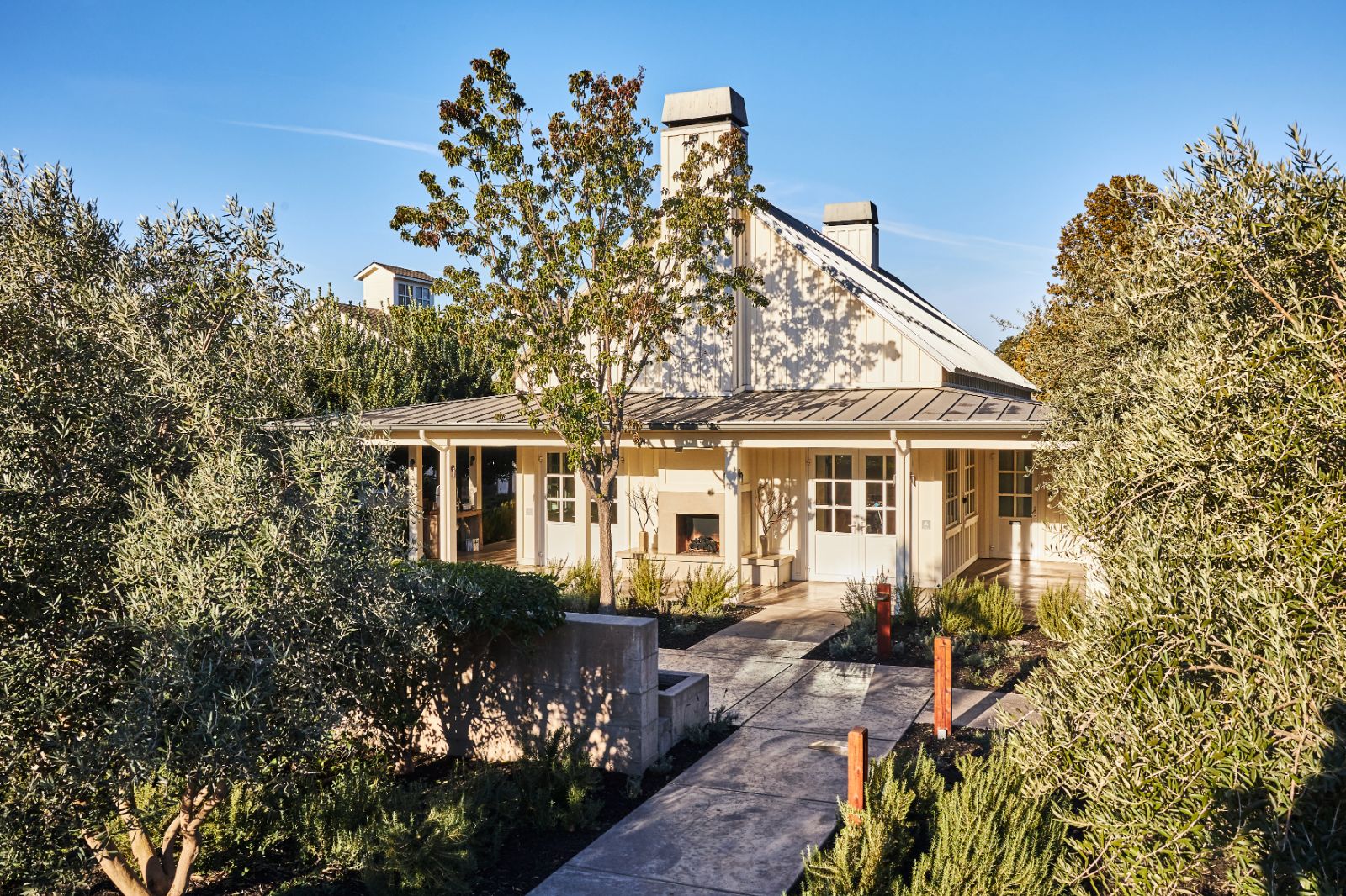 Villa exterior at Solage Resort and Spa in Calistoga, California, USA