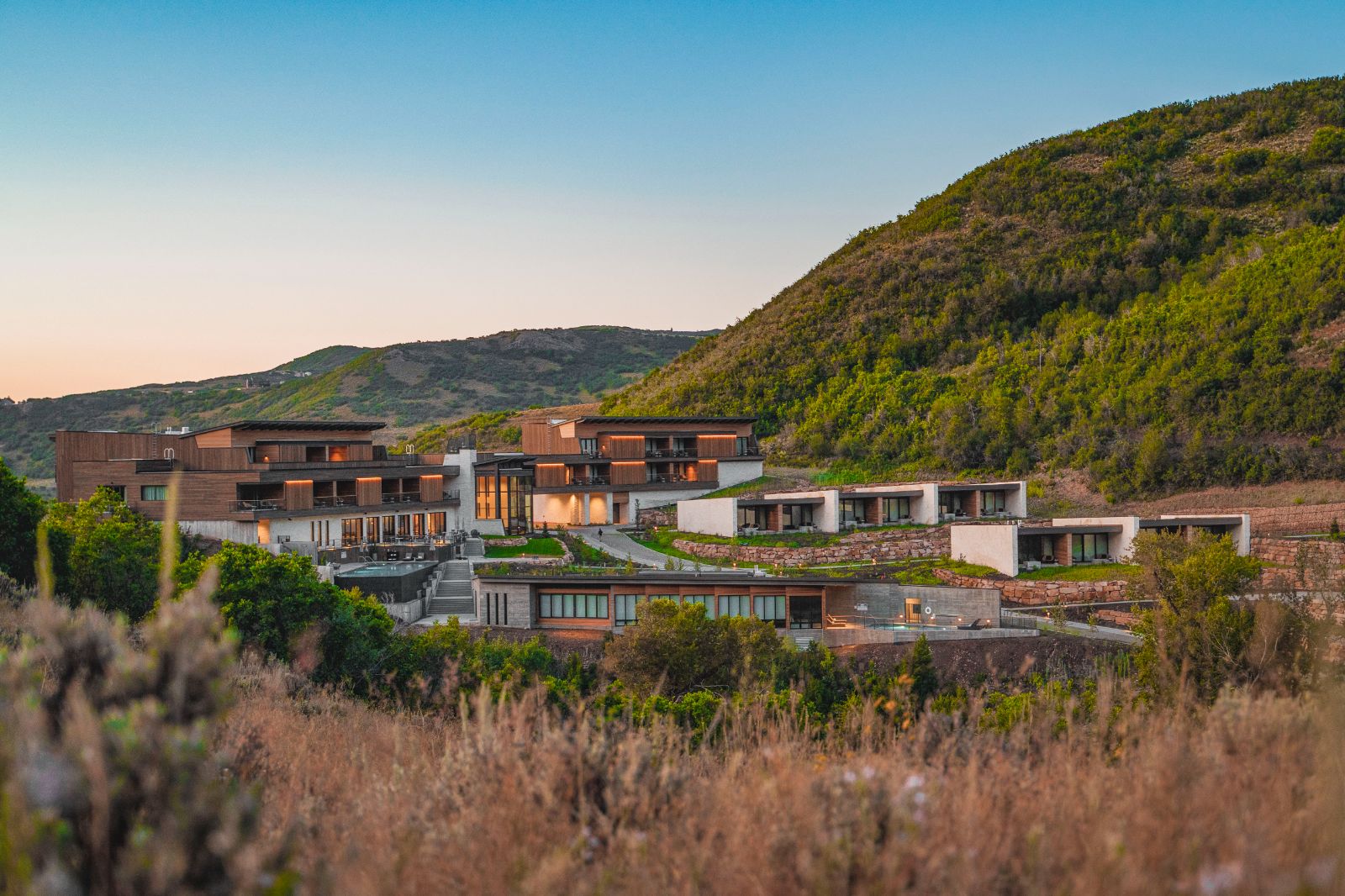 Exterior view of The Lodge at Blue Sky