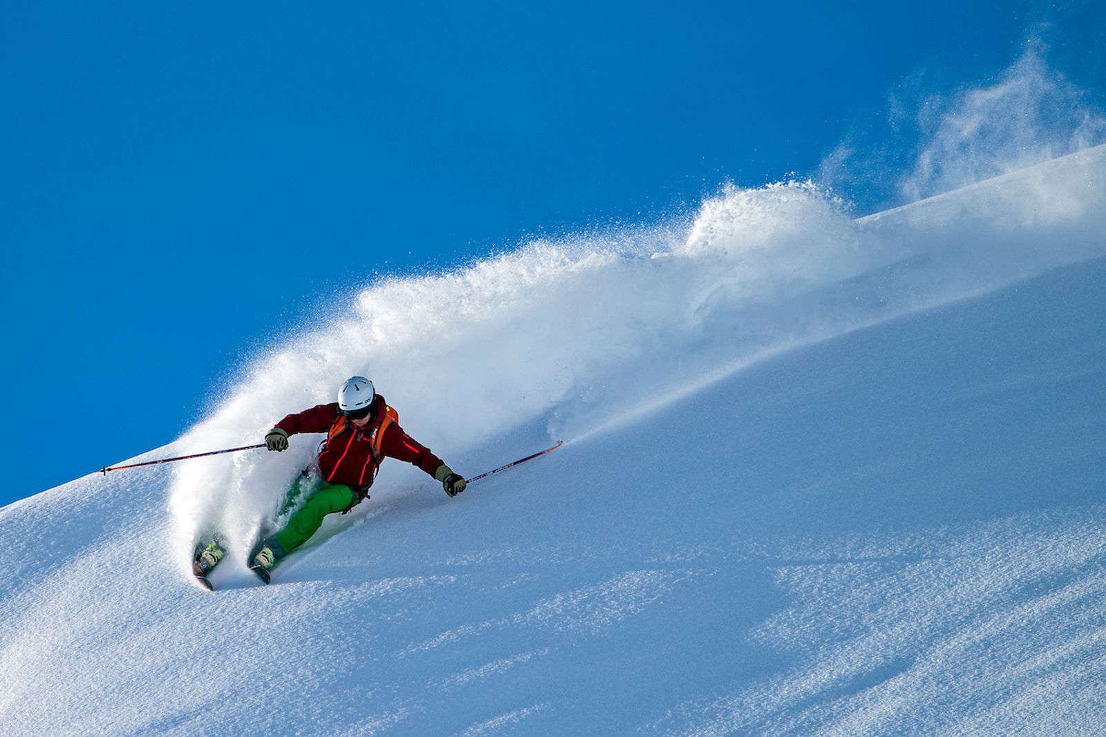 Skiing from Tordrillo Mountain Lodge in Alaska