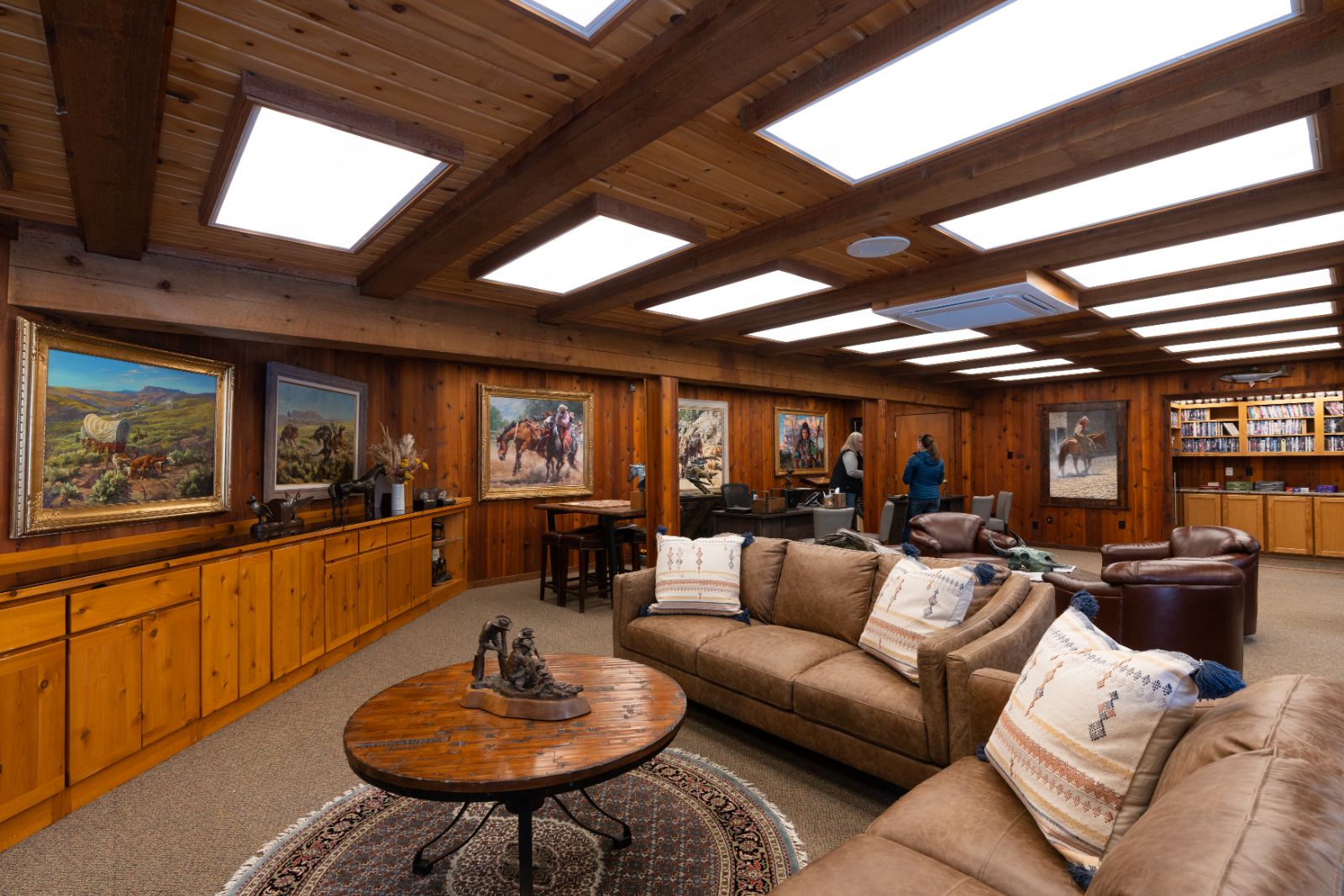 Activity centre lodge at Triple Creek Ranch in Montana, USA