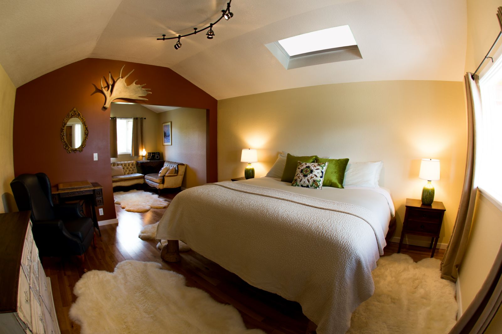 Guest suite lodge at Ulitma Thule Lodge in Alaska's Wrangell-St Elias. National Park
