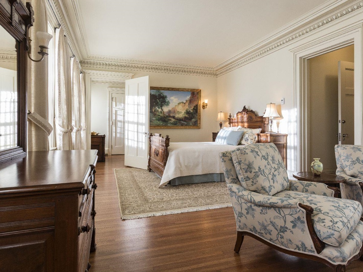 Suite in Casa Grande at Ted Turner's Vermejo reserve in New Mexico USA