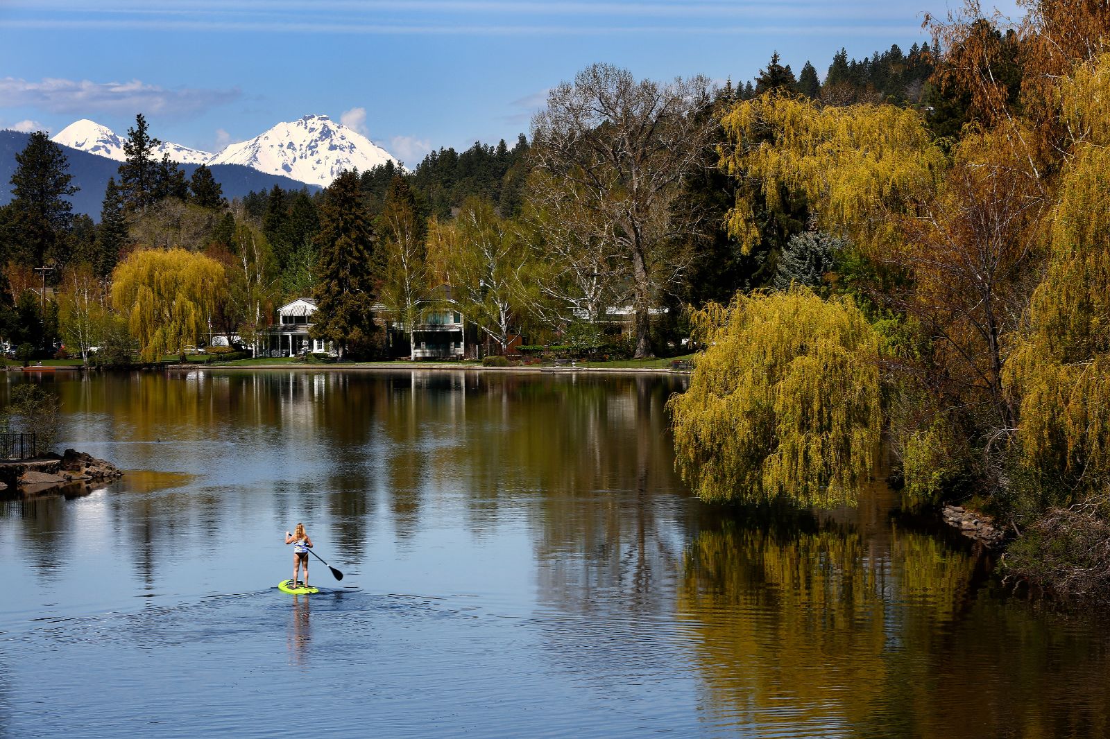 Paddleboarding in Oregon