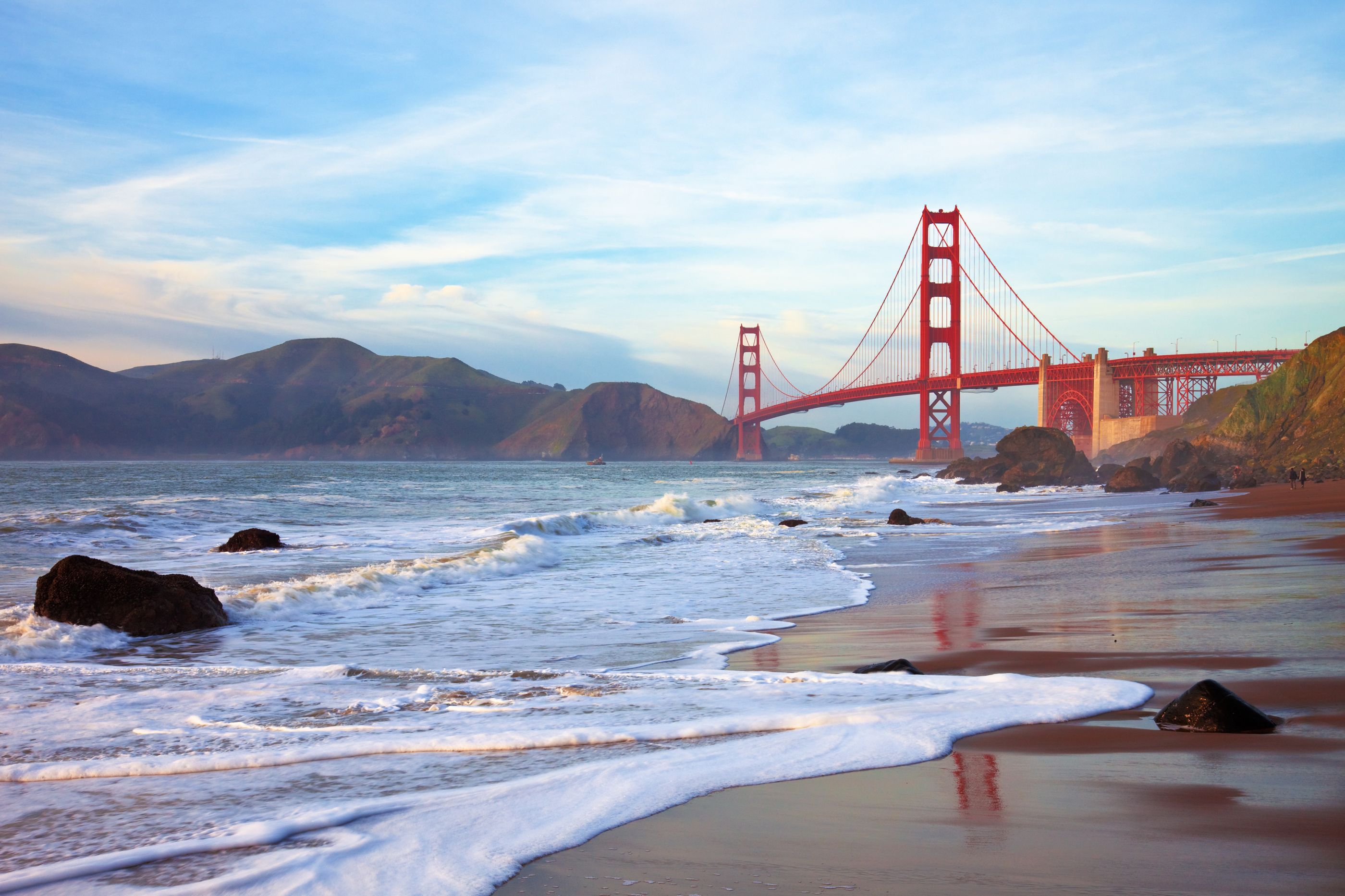 The Golden Gate Bridge in San Francisco, California USA