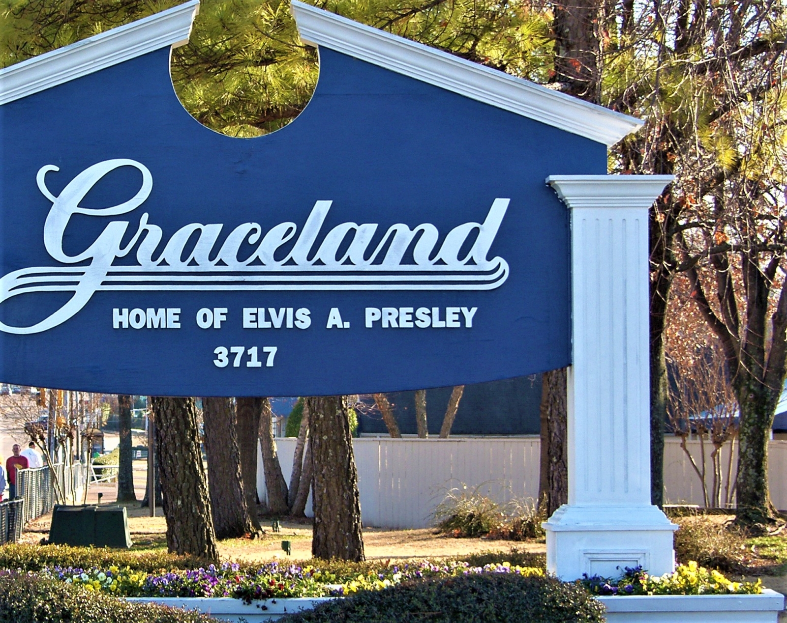 Sign of Graceland, home of Elvis Presley