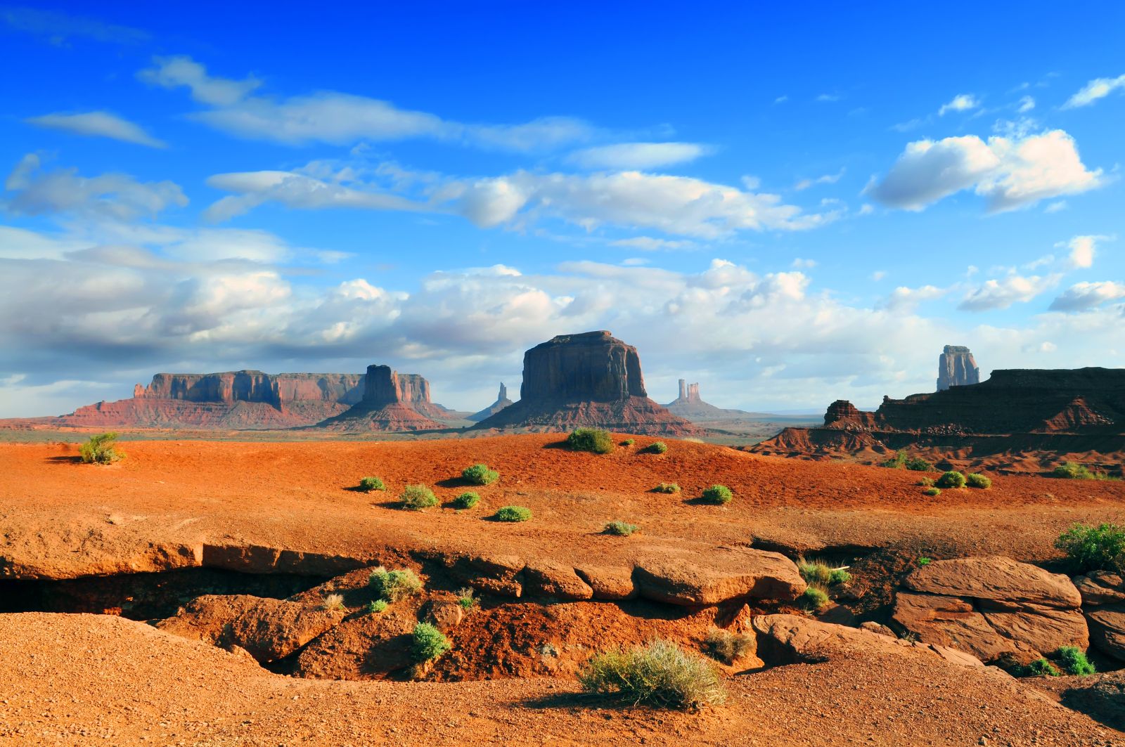 Views of the Monument Valley in Utah, USA