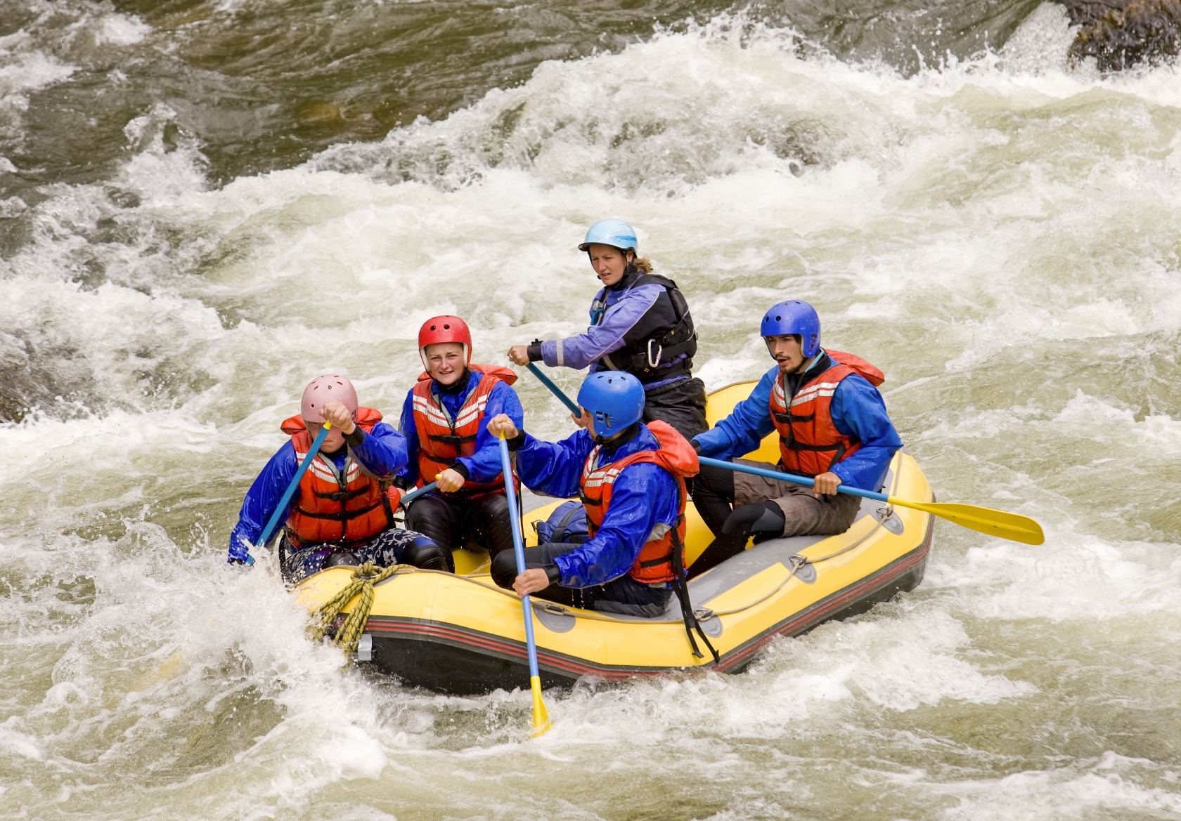 White-water rafting, USA