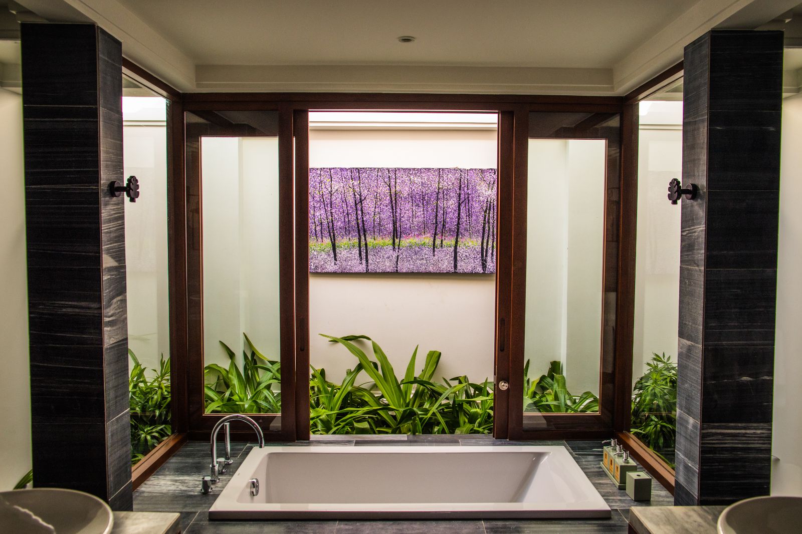 Private villa bathtub at The Anam resort in Cam Ranh, Vietnam