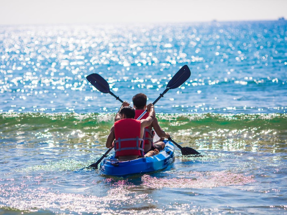 Watersports on the grounds of The Anam resort in Cam Ranh, Vietnam