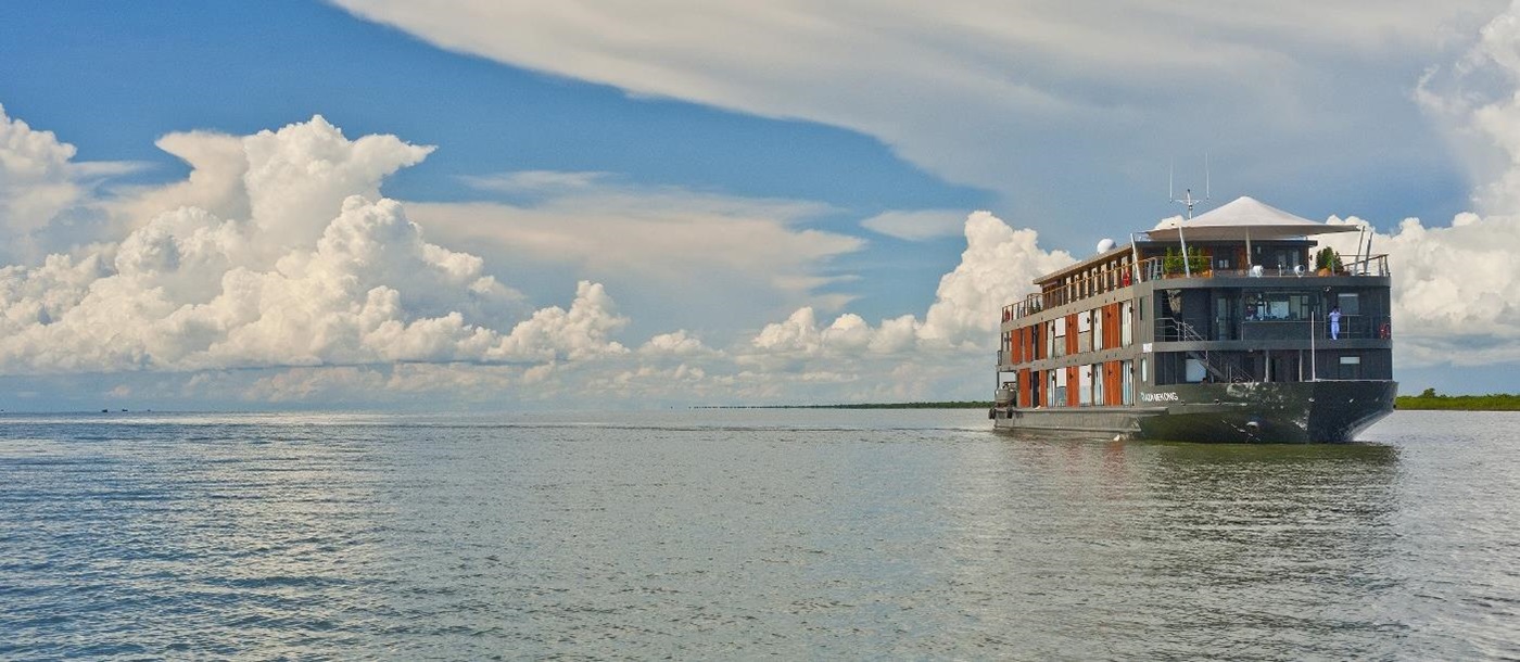 An exterior view of the Aqua Mekong