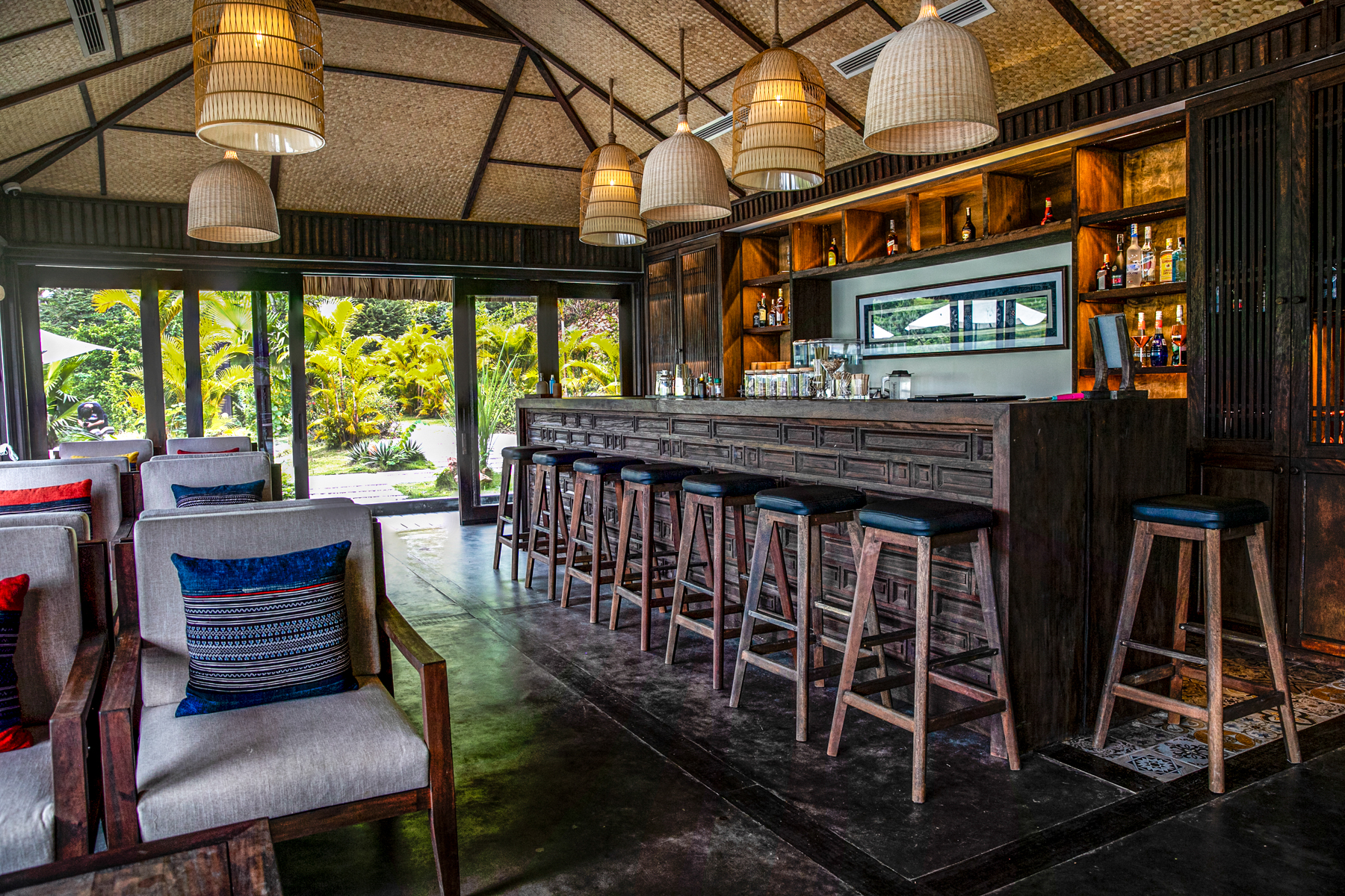 Bar at Avana Retreat in Vietnam