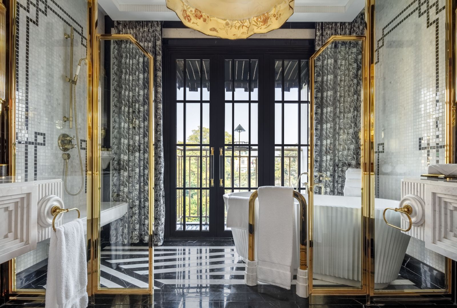 Grand Opera Suite bathroom at Capella Hanoi