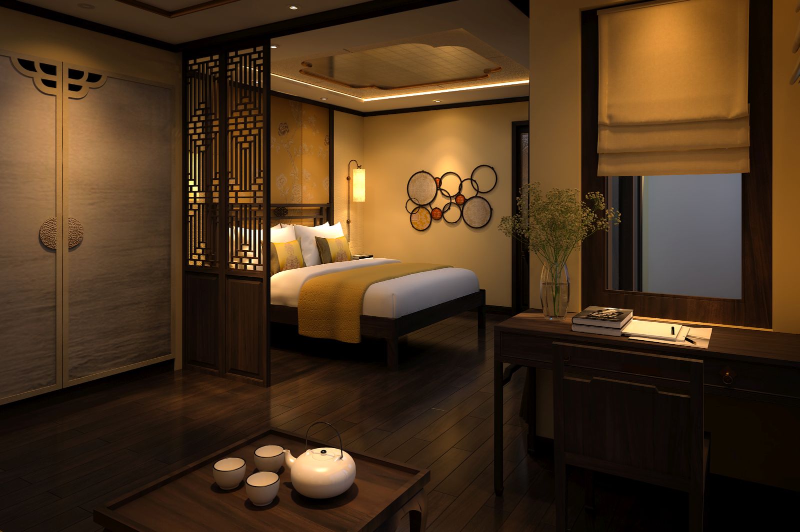A signature suite on the Ginger Ship Hotel