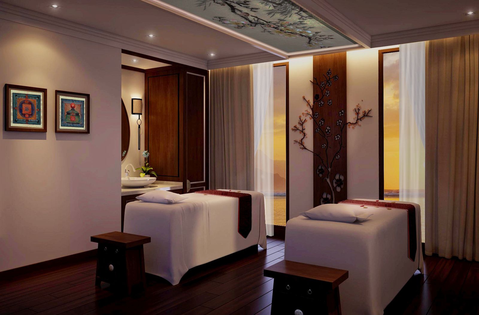 The spa on the Ginger Ship Hotel 