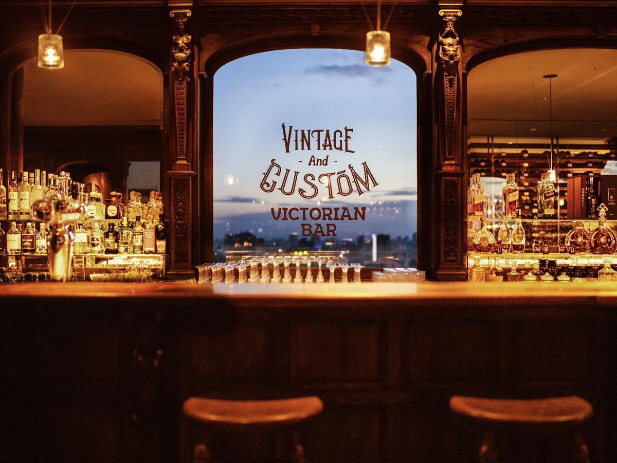 Lively bar at Hotel des Arts Saigon in Vietnam