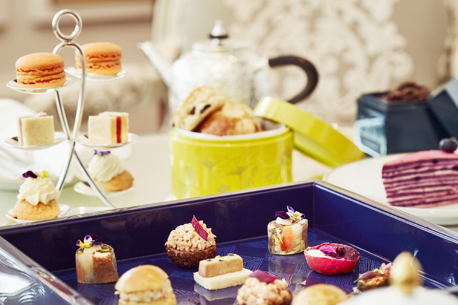 Afternoon tea at the Park Hyatt Saigon in Vietnam