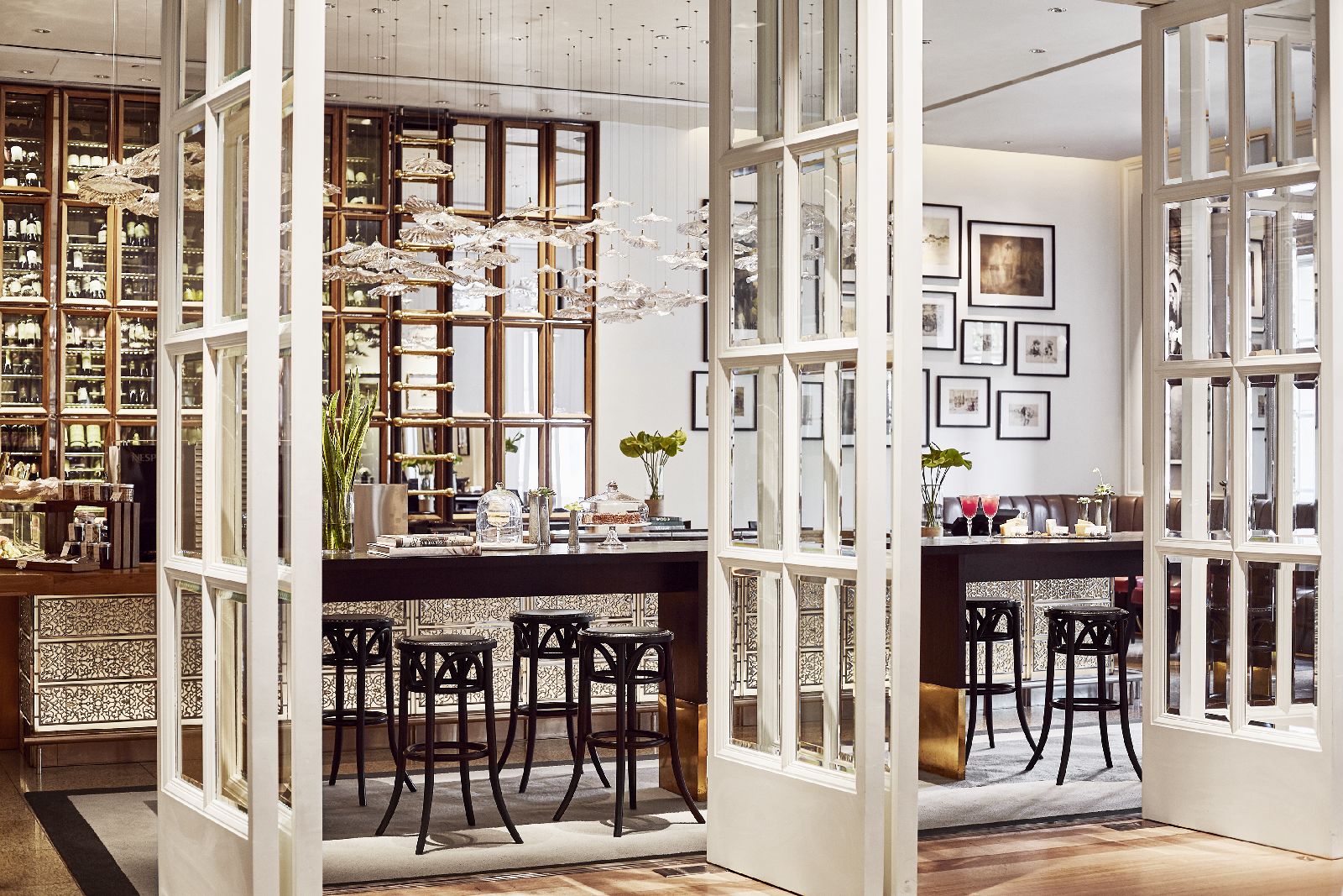 Relaxed cafe bar at the Park Hyatt Saigon in Vietnam
