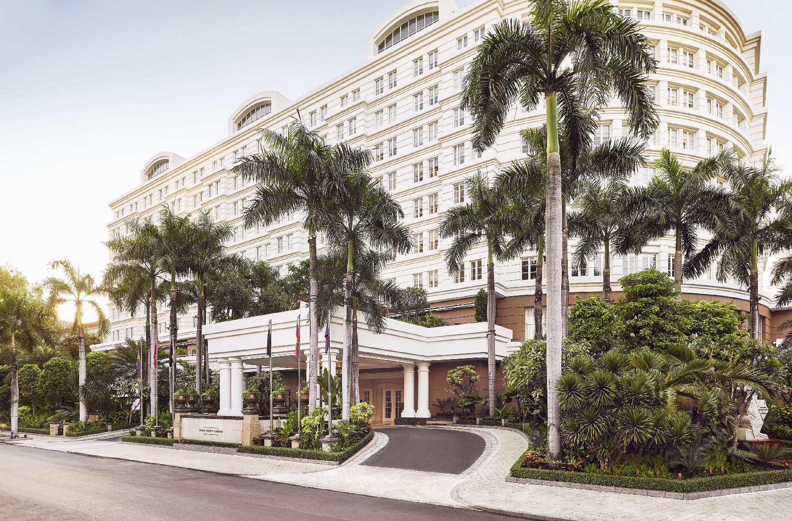 Entrance to the Park Hyatt Saigon in Vietnam