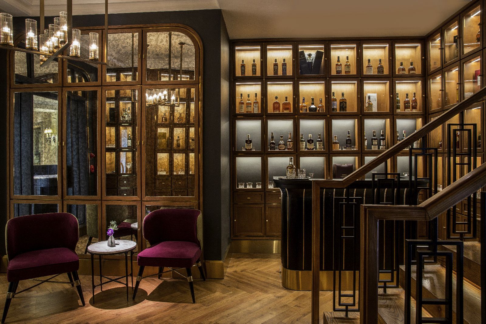 One of the bars at the Sofitel Legend Metropole Hanoi Vietnam
