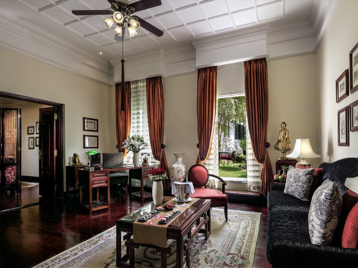 A suite at the Sofitel Legend Metropole Hanoi Vietnam