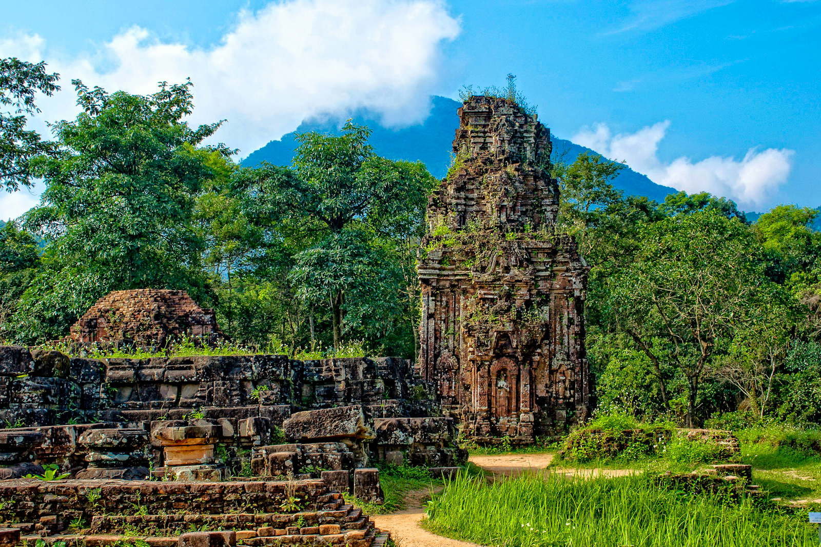 My Son Temple in the Hoi An region of Vietnam