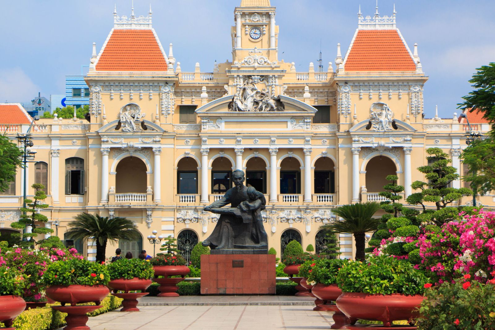 Statue in Saigon in Ho Chi Minh City in Vietnam