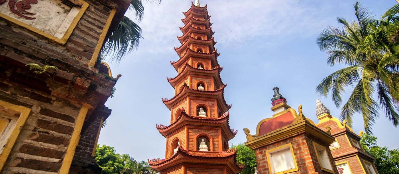 Tran Quoc Temple in Hanoi, Vietnam