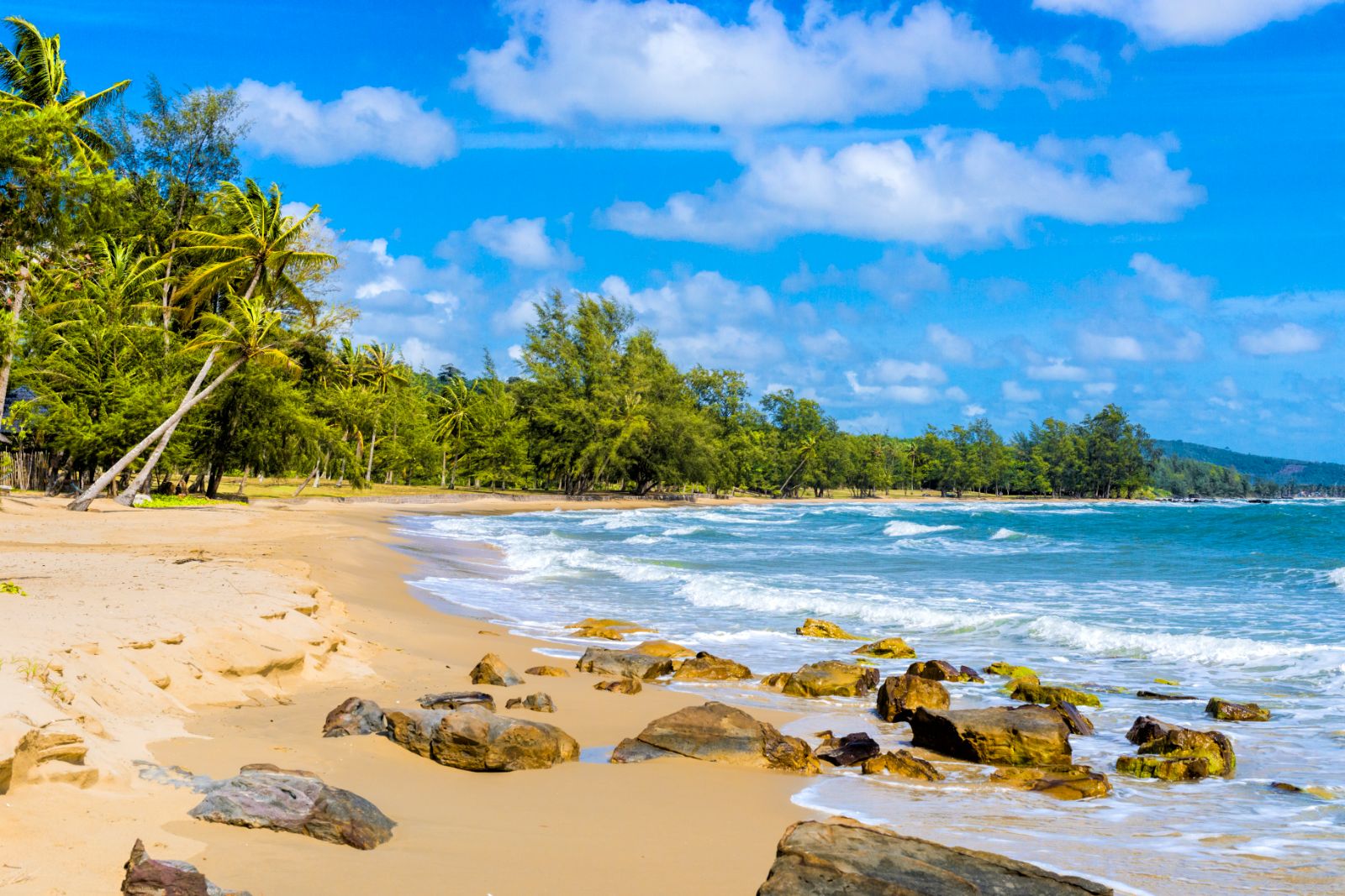 Phu Quoc island beach in Vietnam