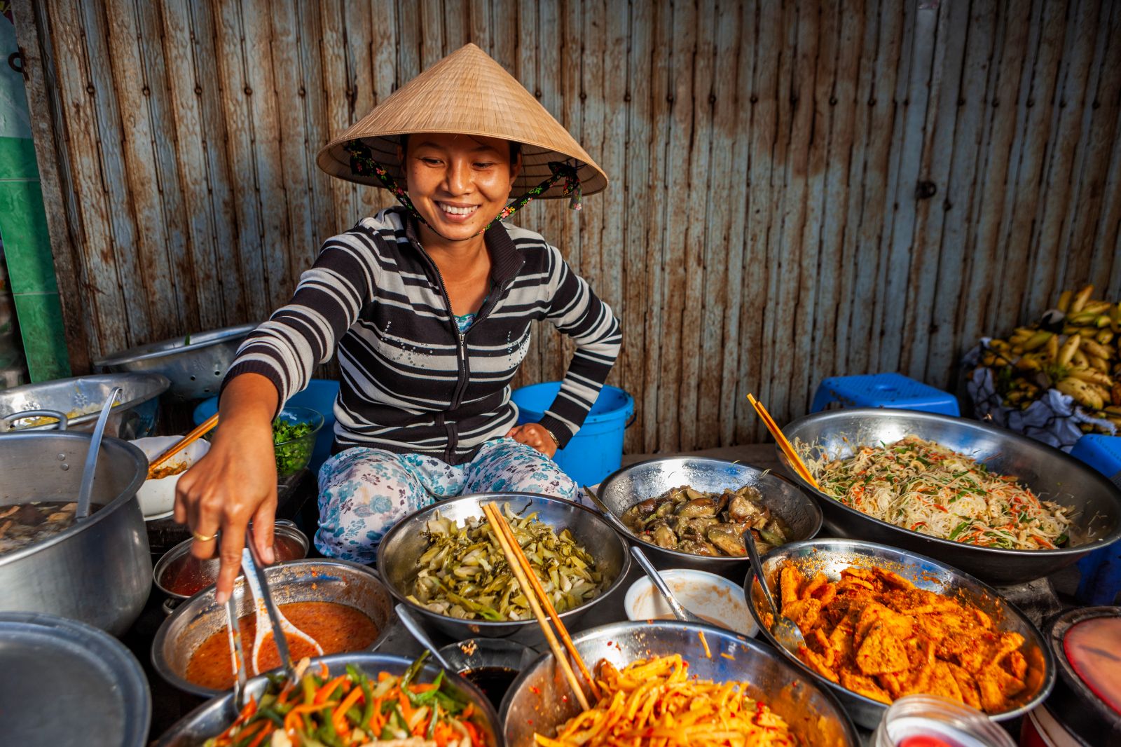 Street food vendor in Vietnam