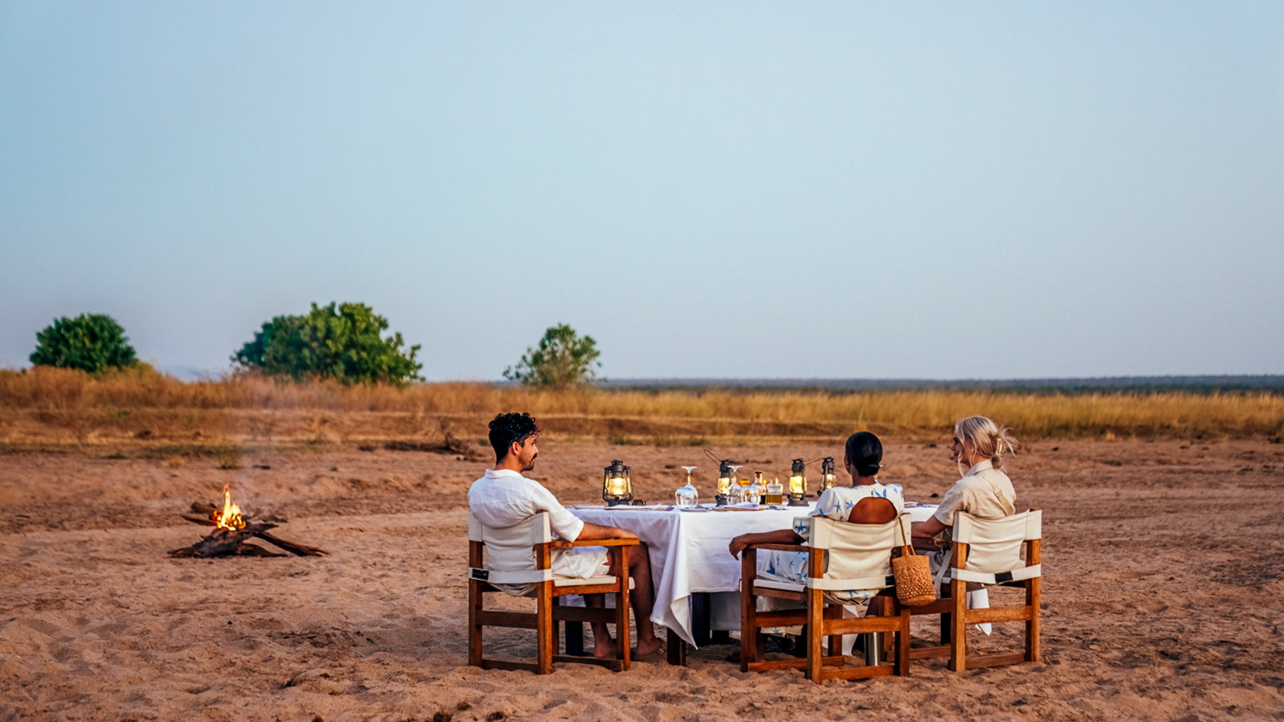 Bush dinner at Dulini Anabezi in the Lower Zambezi National Park