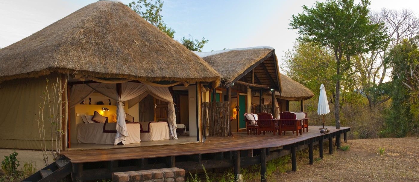 The accommodation at Kasaka River Lodge
