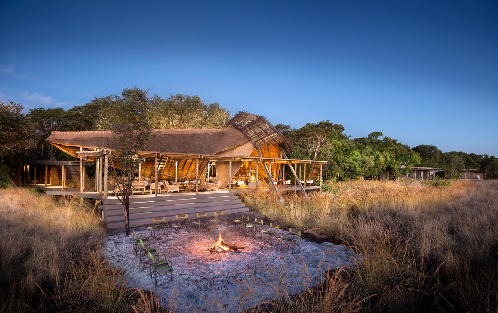 The mess at King Lewanika Lodge