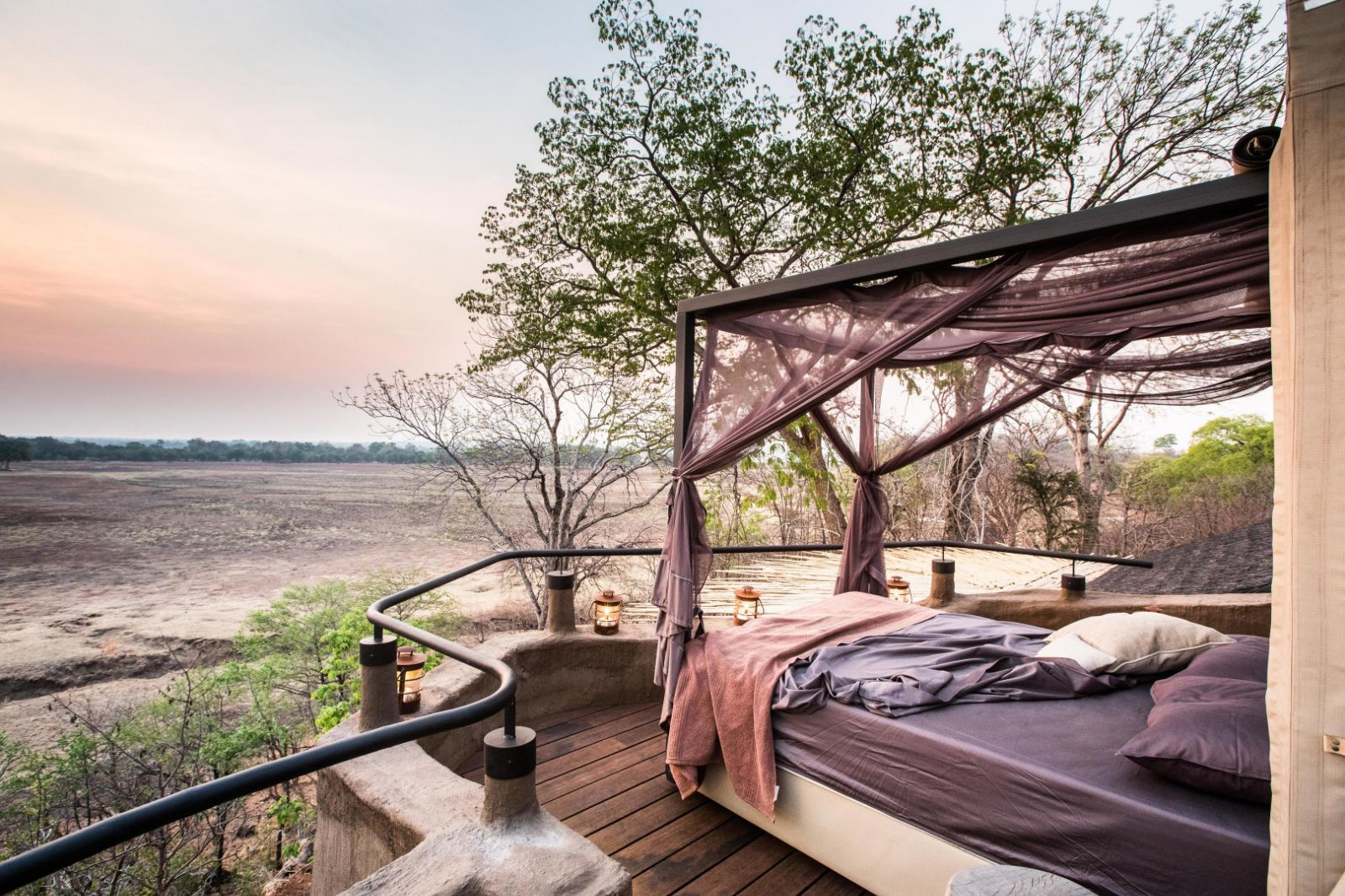 Starbed at Puku Ridge camp in the South Luangwa National Park