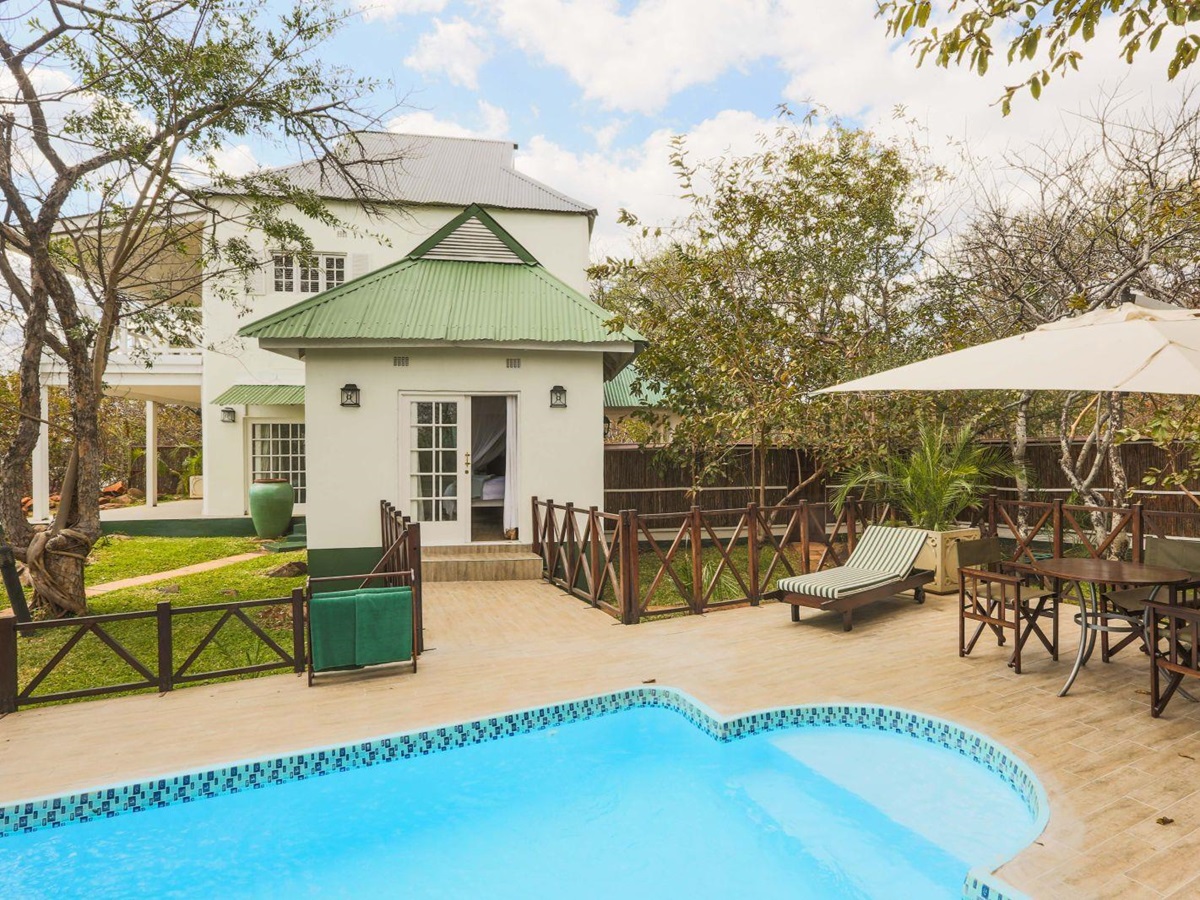 Princess mary suite pool at The River Club in Zambia