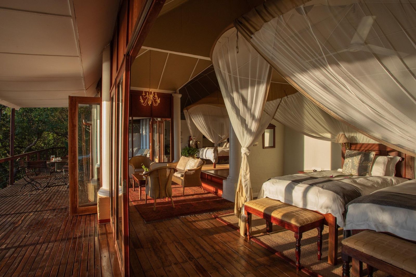 Luxury Family River Suite at The River Club, Livingstone