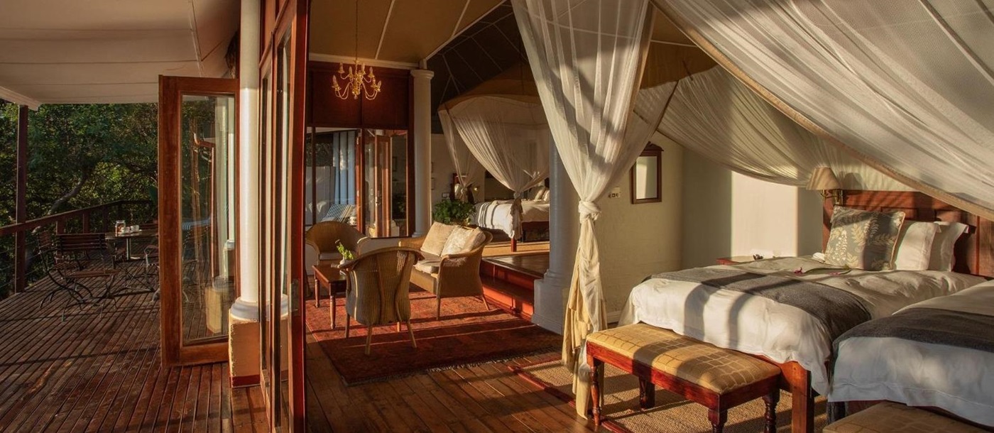 Luxury Family River Suite at The River Club, Livingstone