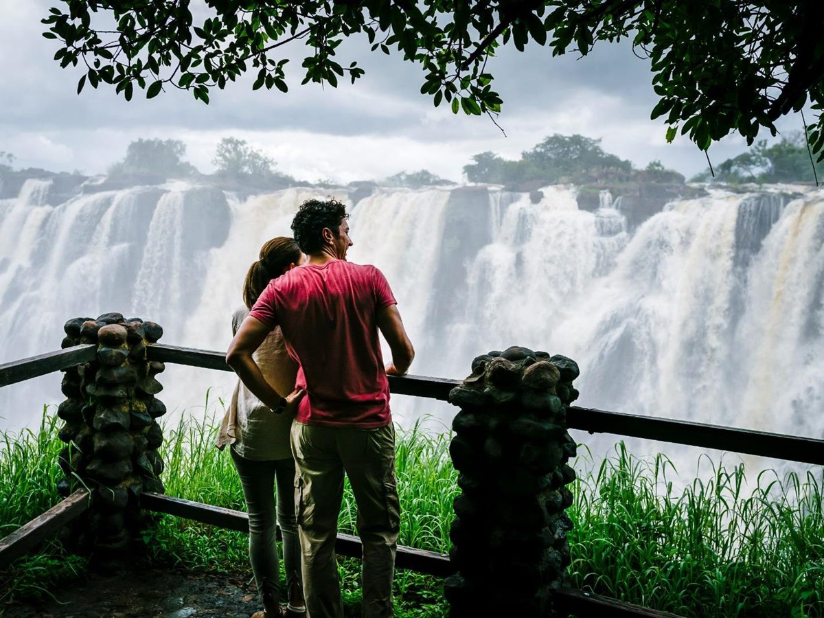 Victoria Falls near The Royal Livingstone in Zambia