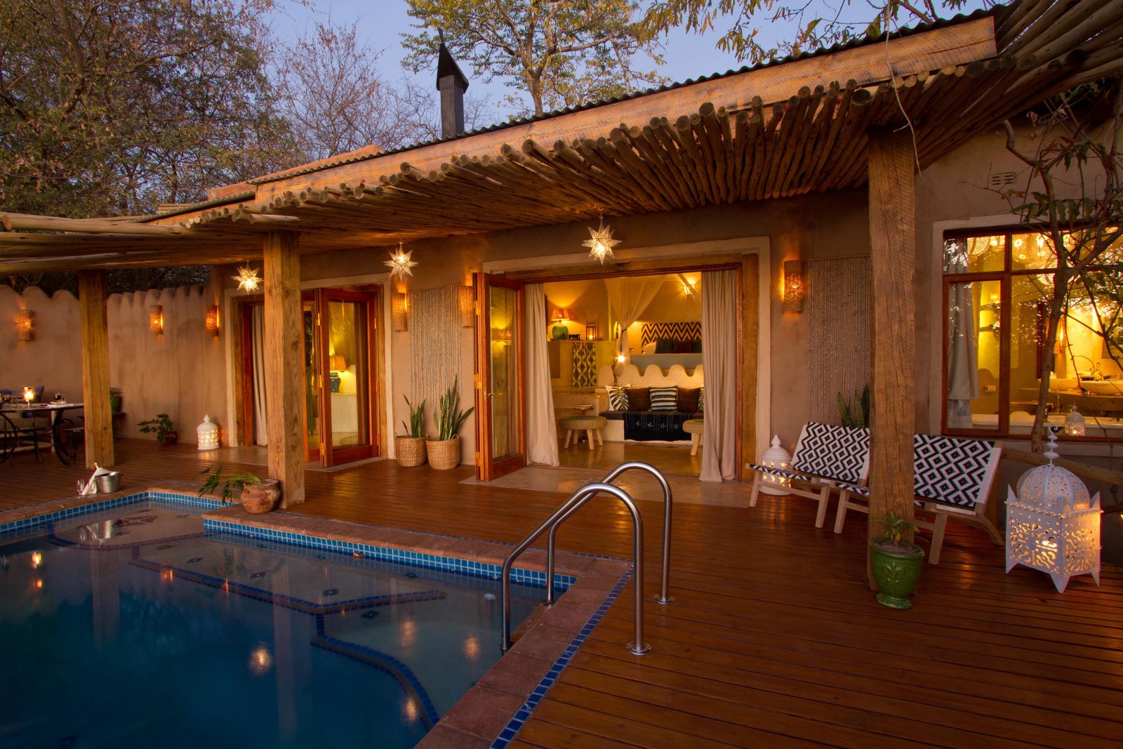 Nut House Pool at Tongbezi Lodge in Zambia 