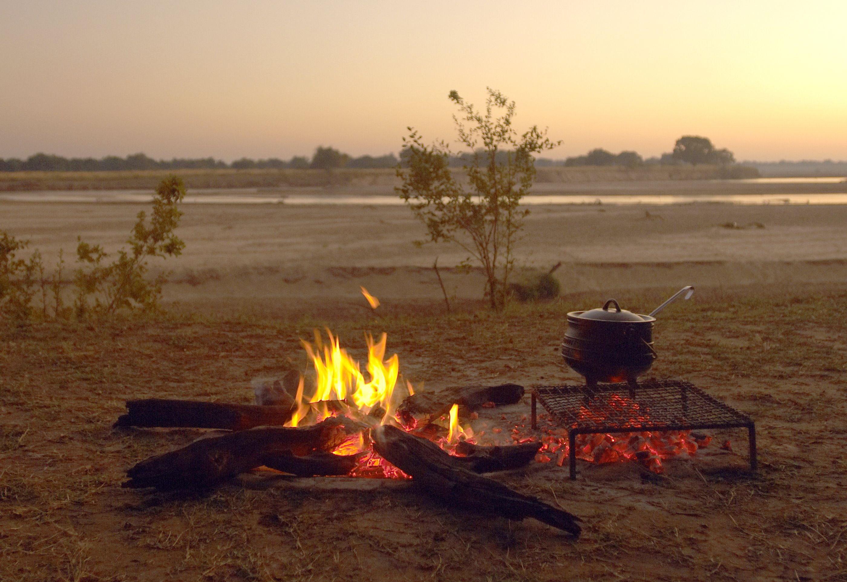 A fire at Tafika