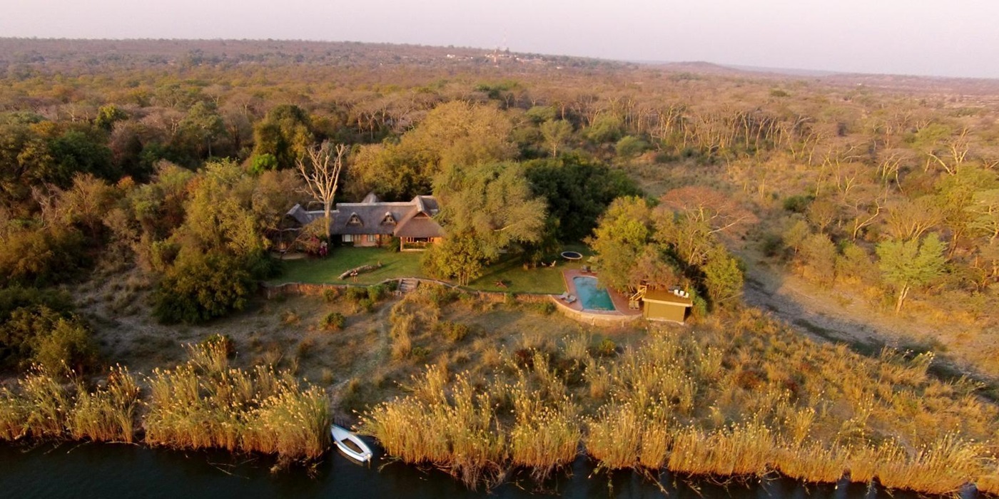 An aerial view of Tangala House