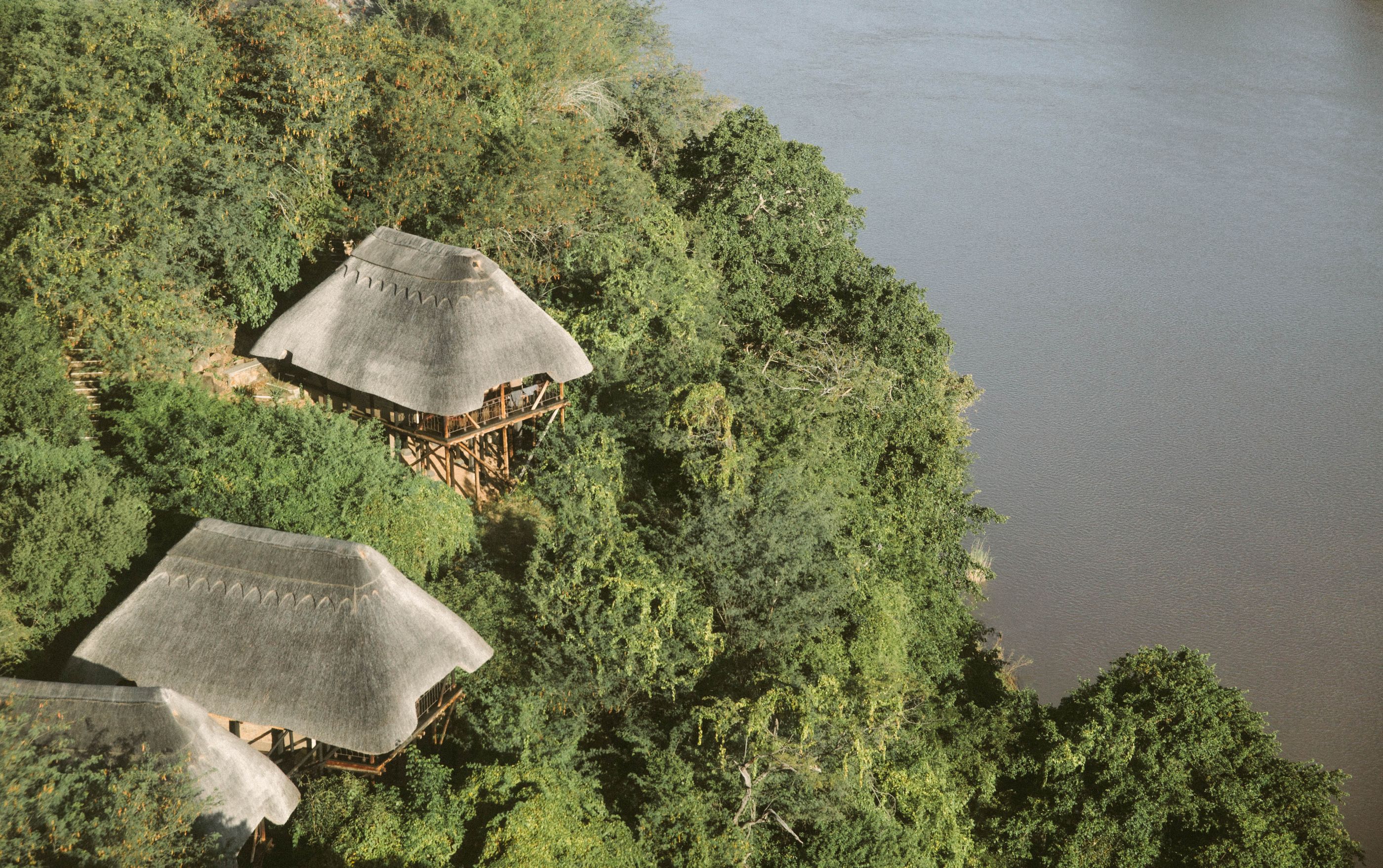 An aerial view of Chilo Gorge