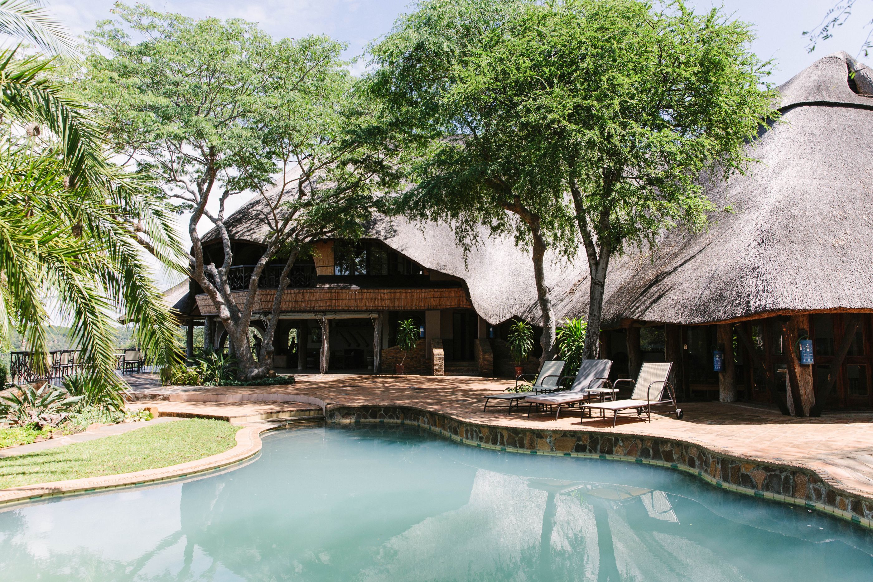 A lodge at Chilo Gorge