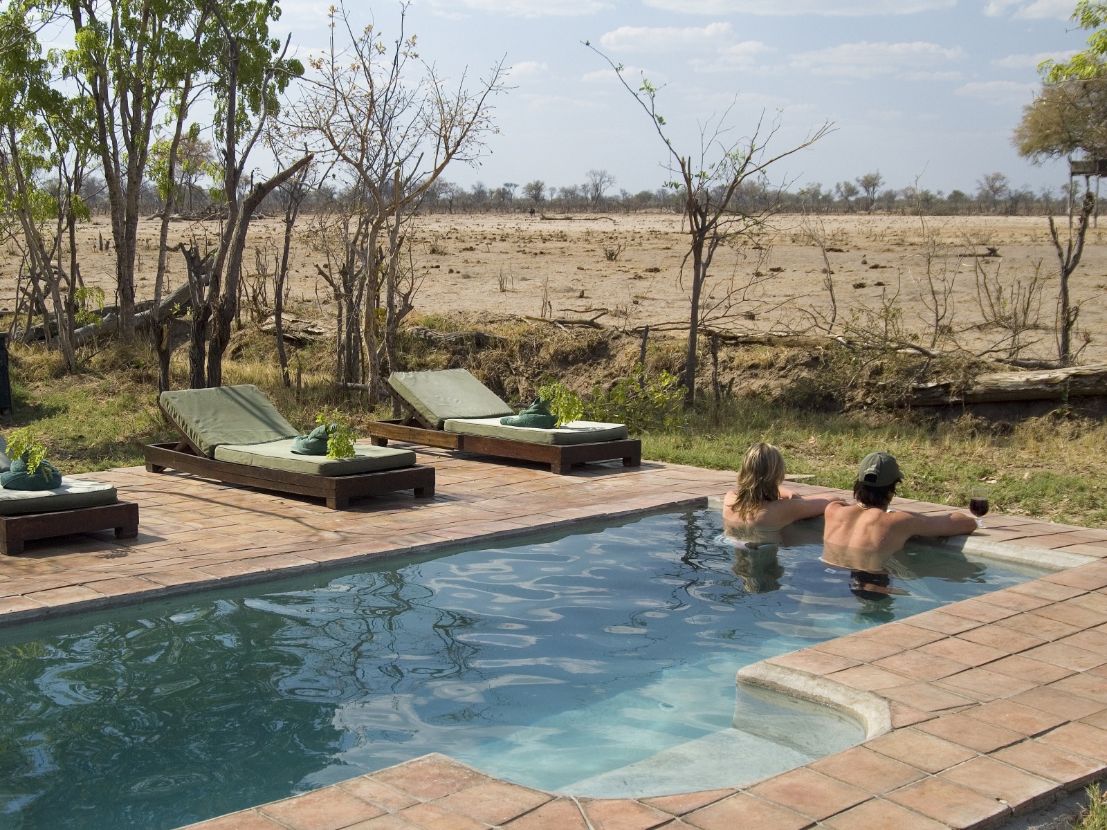 The pool at Little Makalolo