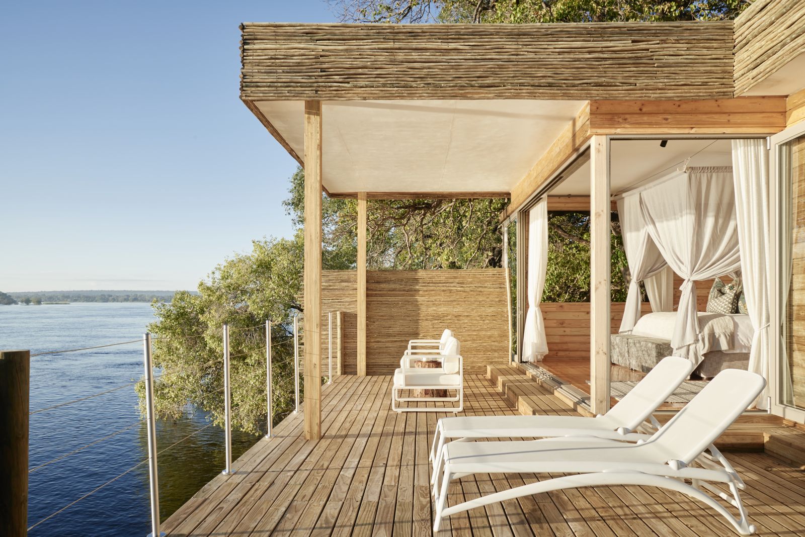 Vic Falls River Lodge - Island Treehouse Suites - terrace