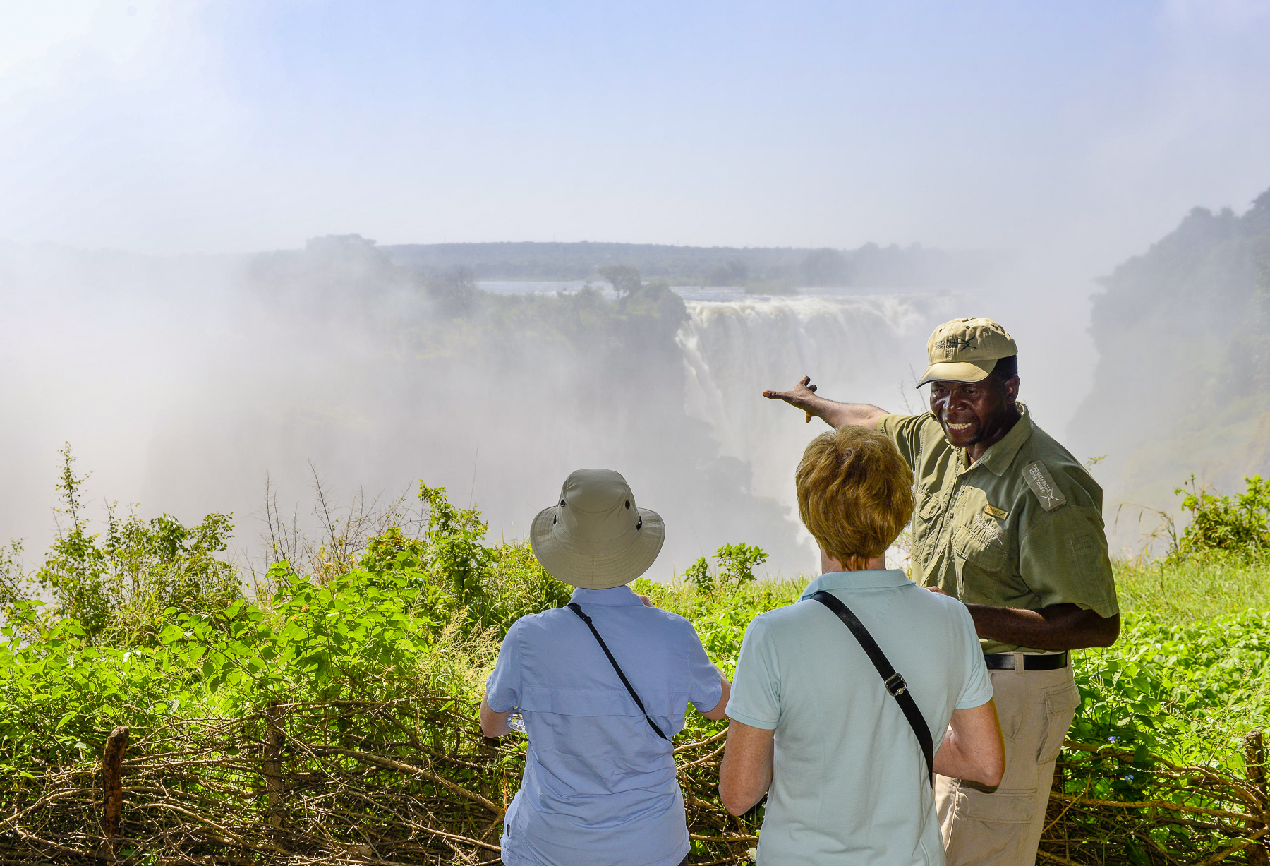 Guided tour of Victoria Falls from Victoria Falls River Lodge