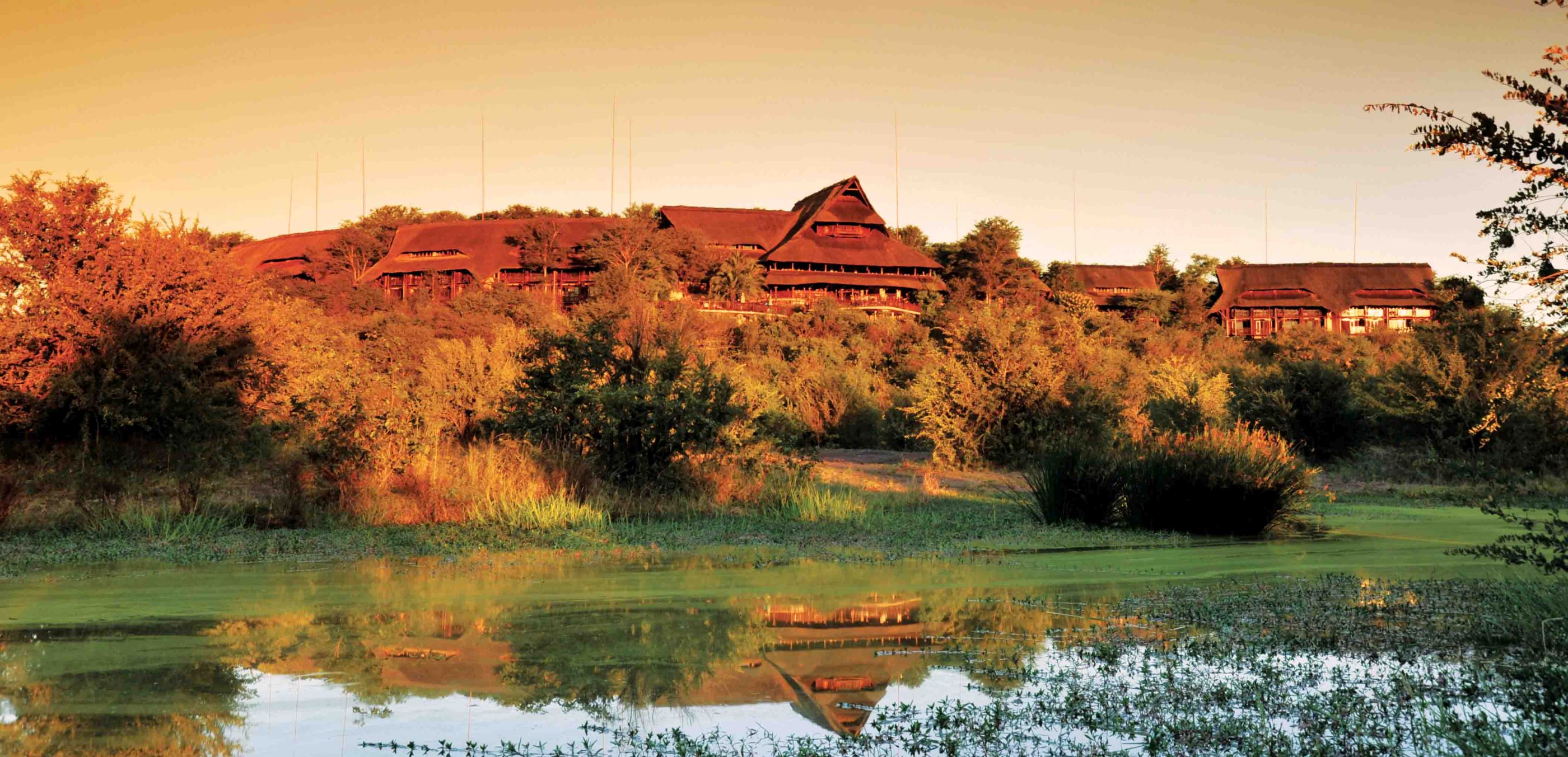 The landscape surrounding Victoria Falls Safari Club